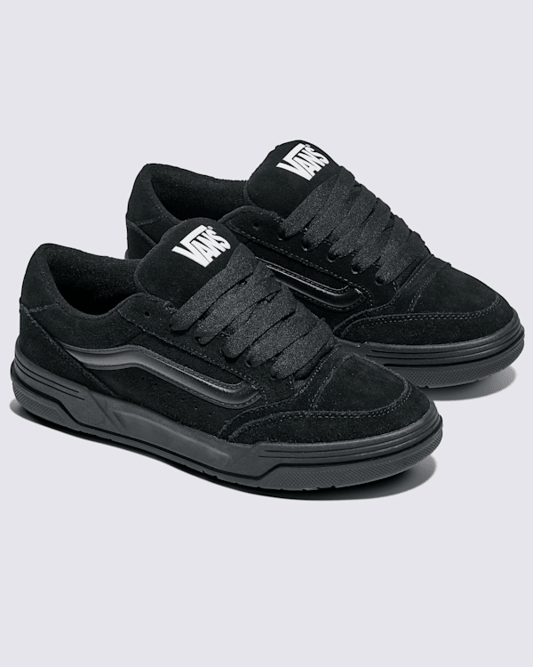 Vans Hylane Men Sz 8 Triple Black Skate Blackout Cat Sneakers Fat Tongue‎ Chunky Vans Hylane Men Sz 9.5 Triple Black Skate Blackout Cat  main image 2