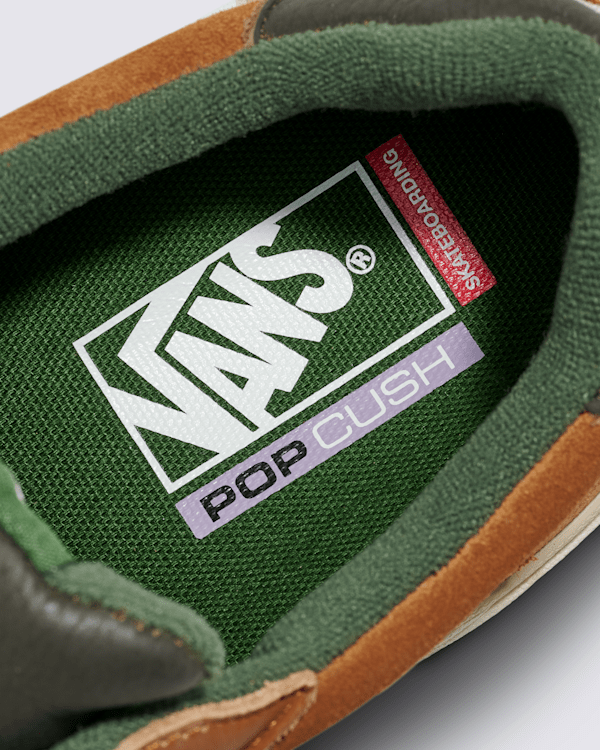 Skate Wayvee Shoe in Glazed Ginger Brown / Green | Vans