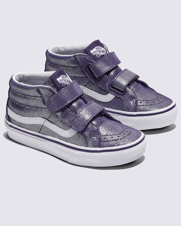 高感度ショップで2023年売れたブランド Little Kids Sk8-Mid V Shoe in Tinsel Purple | Vans 鉄道模型