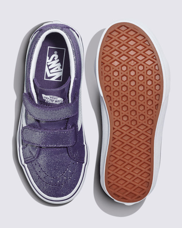 Little Kids Sk8-Mid V Shoe in Tinsel Purple | Vans