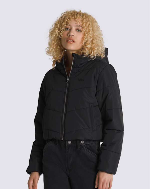 特別セーフ Foundry-Crop-Puff-Hooded- ジャケット・アウター