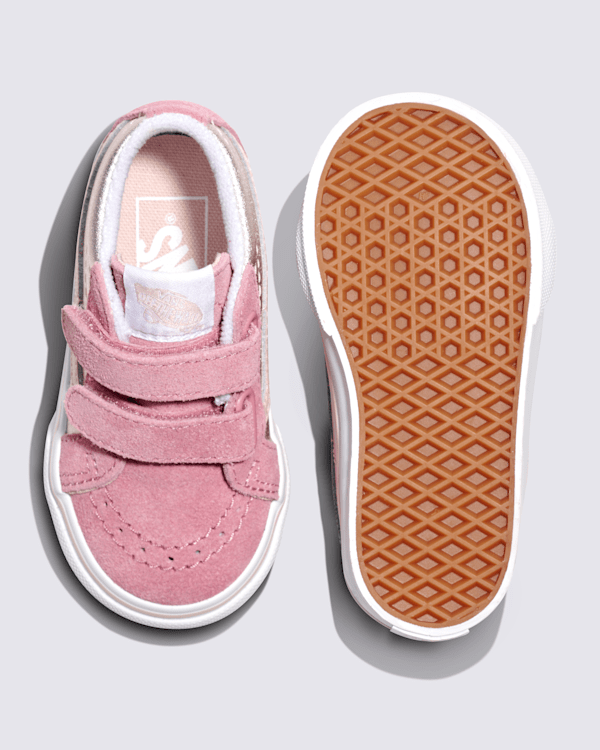 Toddler Sk8-Mid V Shoe in Metallic Pink | Vans