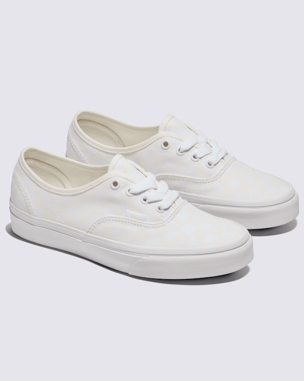 スニーカー ^VANS^ Authentic embroidered check white VN0009PVCJD1 Vans Authentic 'Embroidered Checkerboard White' VN0009PVCJD
