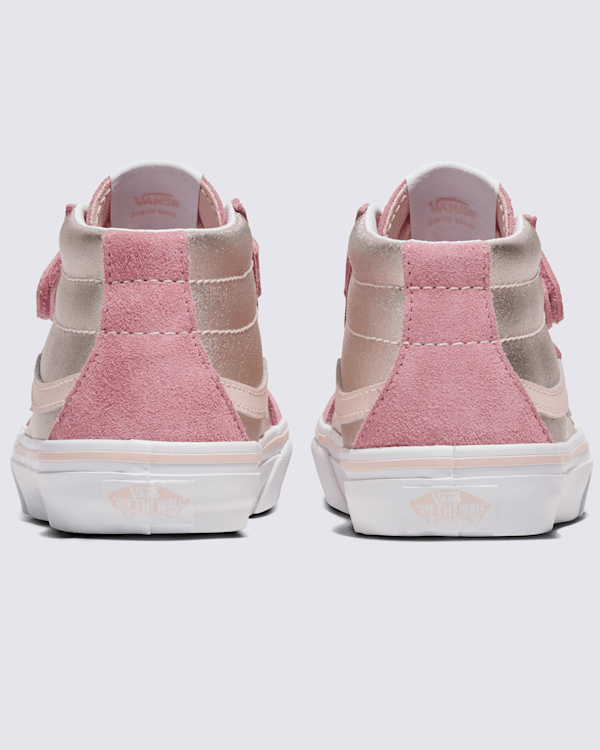 Big Kids Sk8-Mid V Shoe in Metallic Pink | Vans