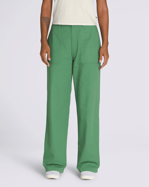 Union Relaxed Carpenter Pants in Fairway Green | Vans