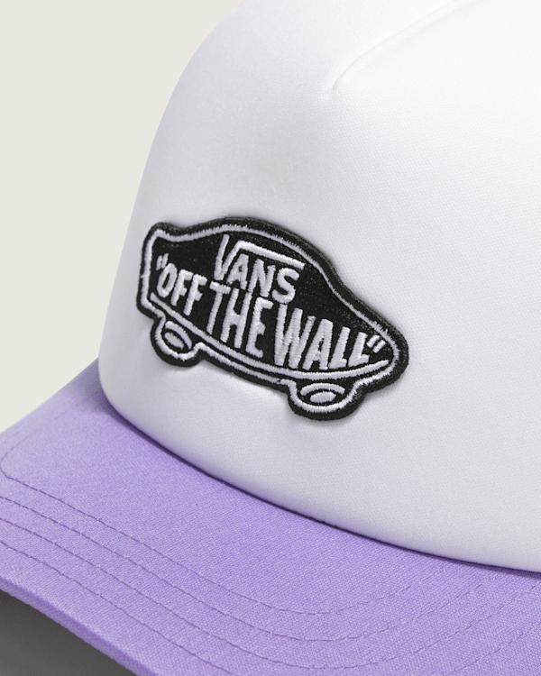 Kids Classic Patch Trucker Hat in Purple Haze / White | Vans