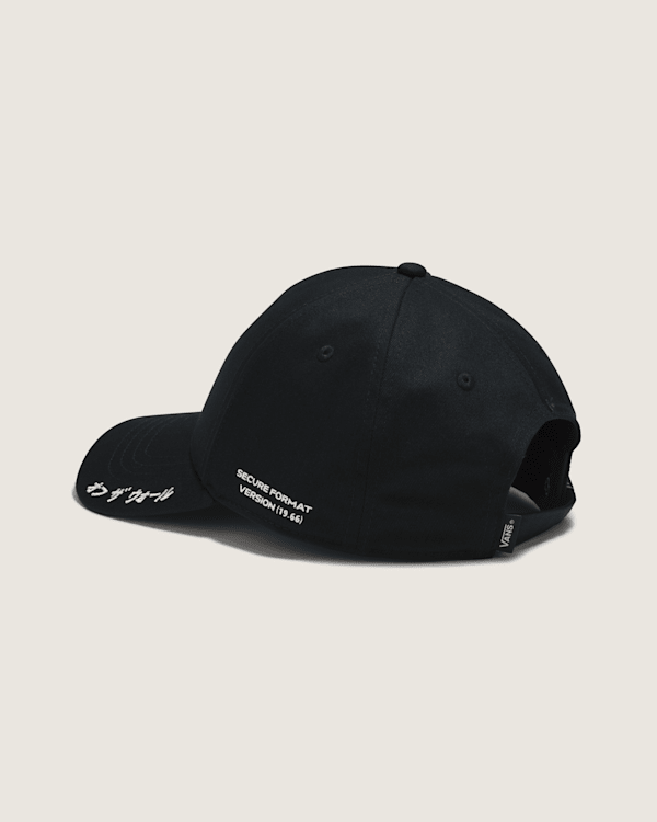 Vans Worldwide Structure Black Snapback Hat Cap OS NEW