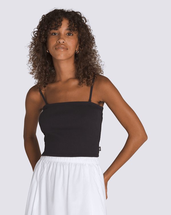 Drew Rib Tube Top en Black | Vans CA