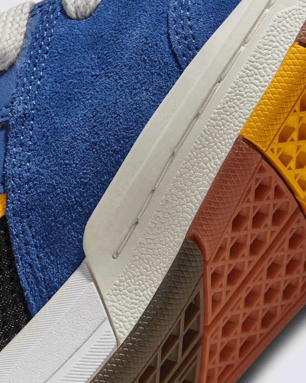 Skate Mixxa Shoe in Blue Black Vans - Main Image