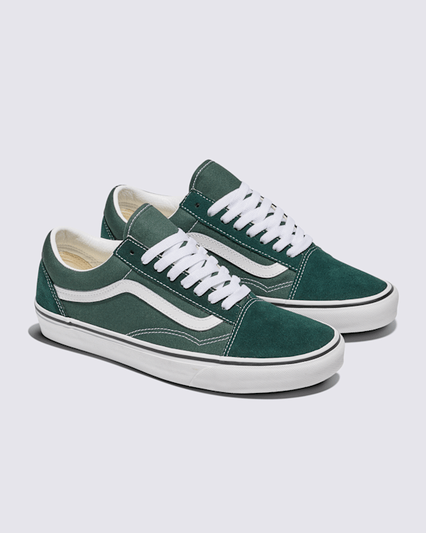 Old Skool Shoe in Scarab Green | Vans