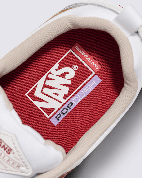 【Vans】★スニーカー★ Skate Kyle Walker Leather Shoe Vans Kyle Walker Leather Skateboard Shoe - True White/Black