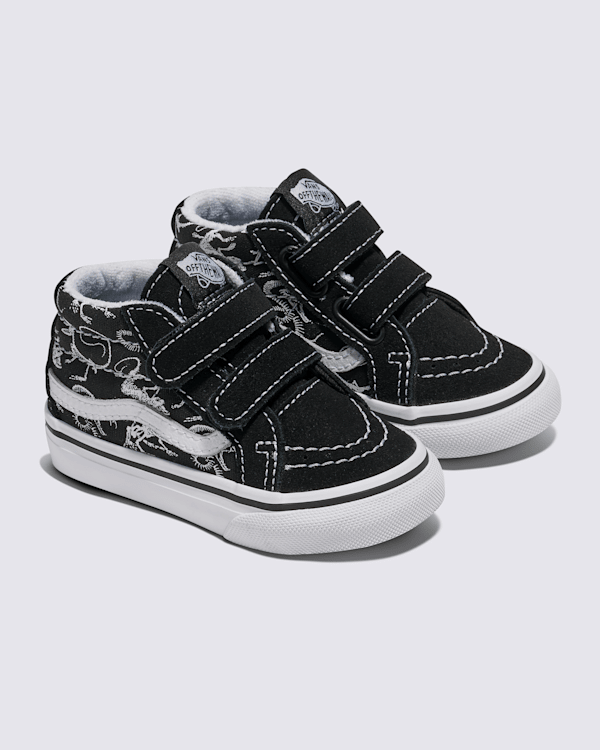 割引価格 Toddler Sk8-Mid Reissue V Skeletons Shoe in Black | Vans ボール