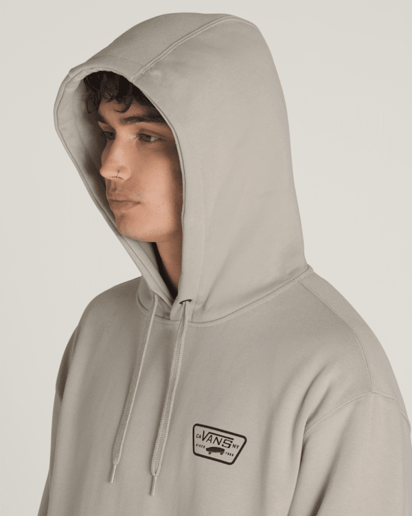 Full Patch Pullover Hoodie in London Fog Grey | Vans
