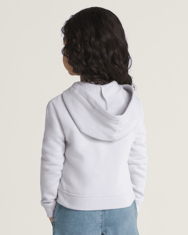 Little Kids Daisy Break Full Zip Hoodie in Evening Haze