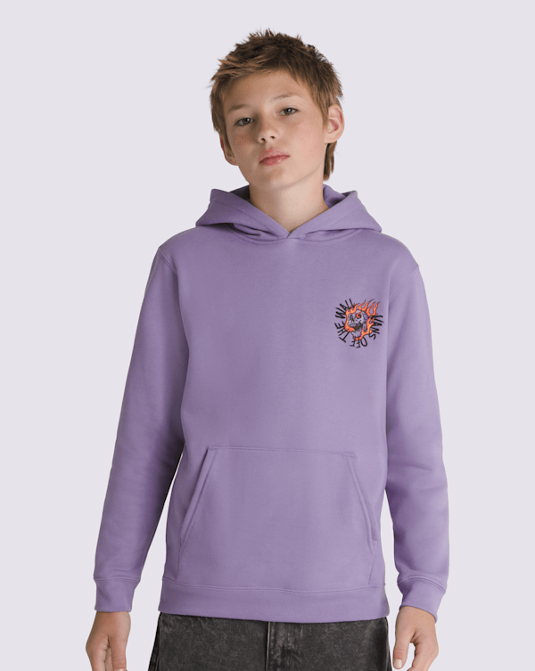 Kids Vortex Pullover Sweatshirt in Purple Haze | Vans Kids Vortex Pullover Sweatshirt in Purple Haze | Vans