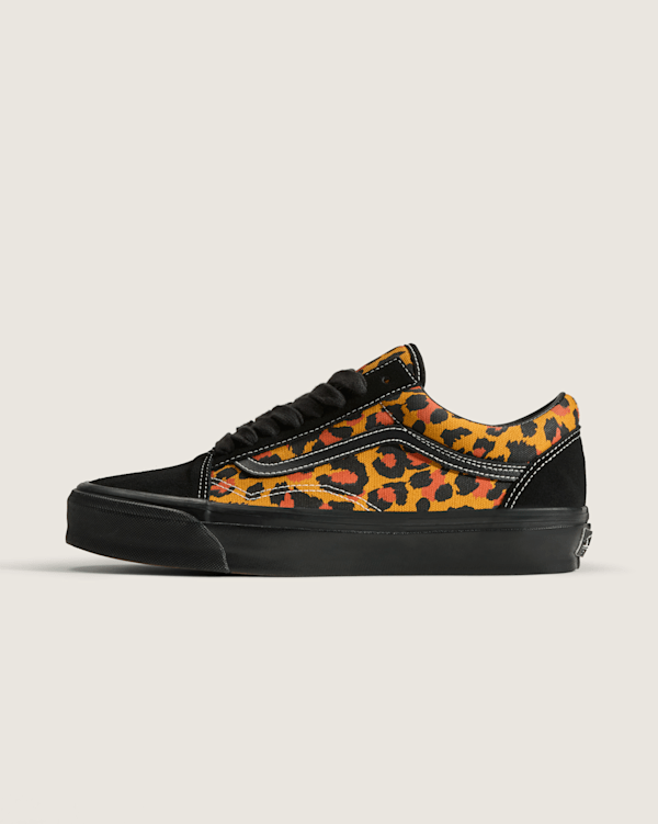 Premium Old Skool Shoe en Leopard Orange / Black | Vans CA