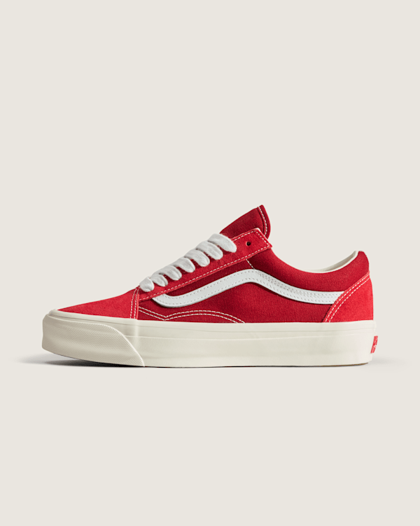 Vans Lux Old Skool Mens Lifestyle Shoes Red White