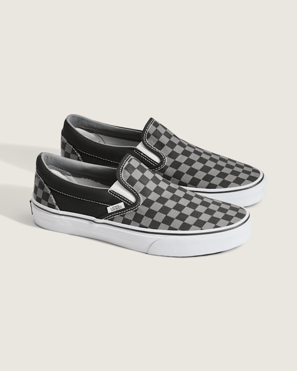 Vans Slip-On Checker Black Midsole キムタク Vans | Classic Checkerboard Slip-On Black/Pewter Shoe