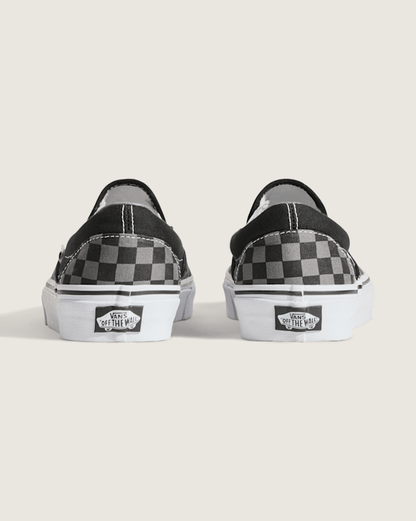 Classic Checkerboard Slip-On Black/Pewter Shoe Vans