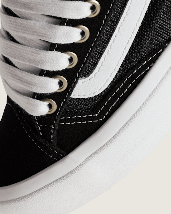 Skate Old Skool 36+ Shoe in Black / White / Red | Vans