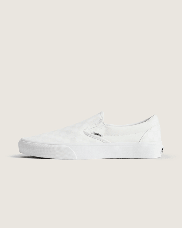 Vans | Classic Checkerboard Slip-On True White/True White