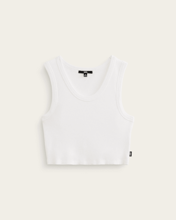 Drew Rib Tank Top en White | Vans CA