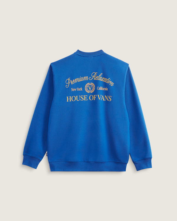 Outdoor Relaxation Crew Sweatshirt en True Blue | Vans CA