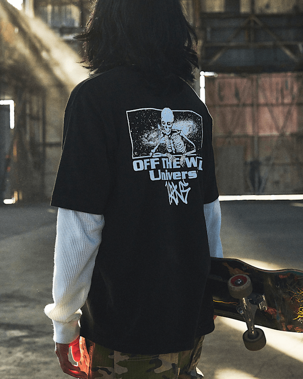 Skull Reaper Vans Universe T-Shirt in Black | Vans