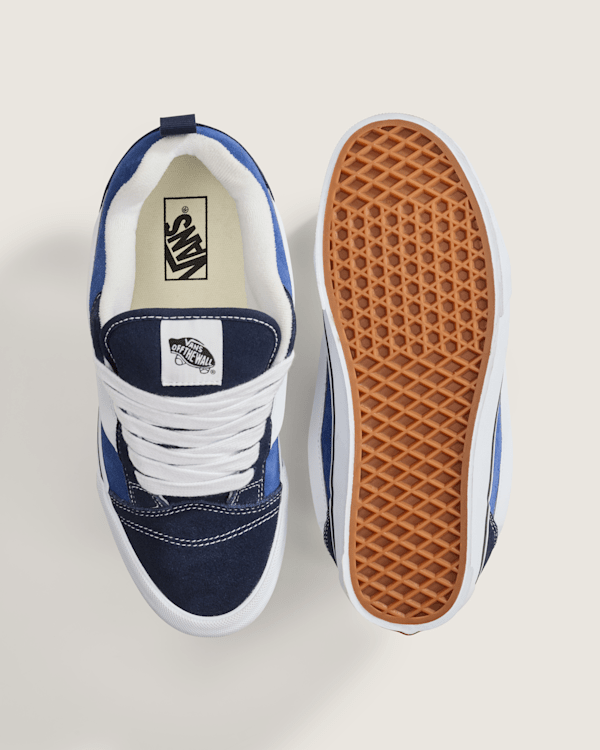 Knu Skool Shoe in Navy Blue / White | Vans