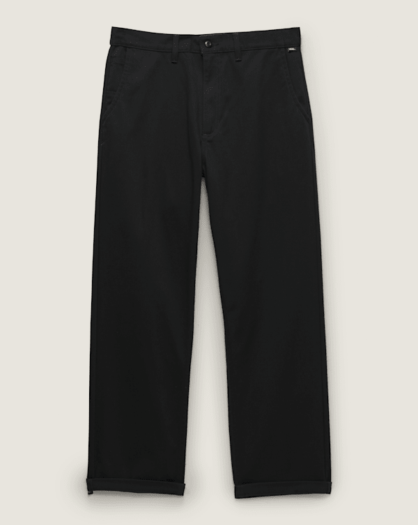 なか_  BLACK WIDE LOOSE CHINO PANTS 551 Authentic-Chino-Loose-Pants-
