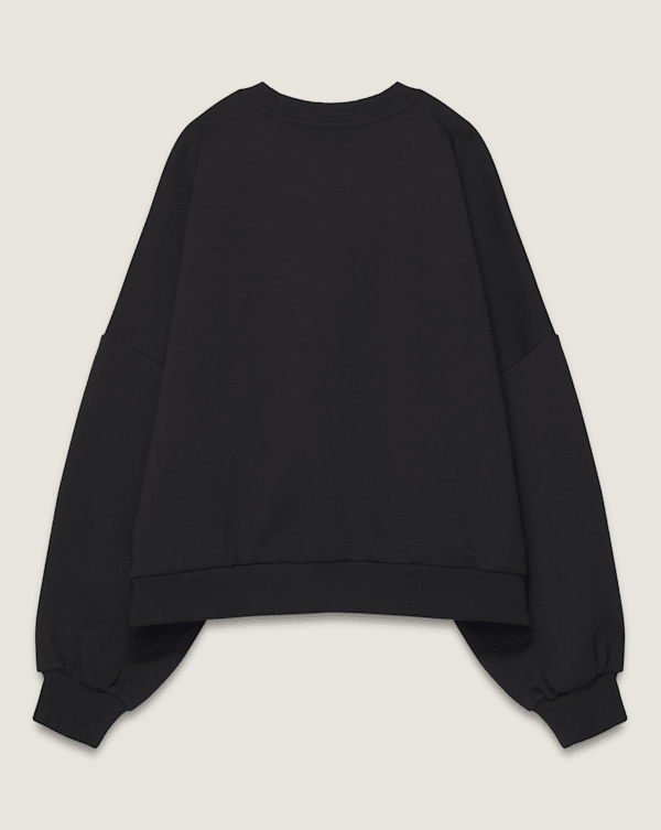 Elevated Knit Crew Sweatshirt en Black | Vans CA
