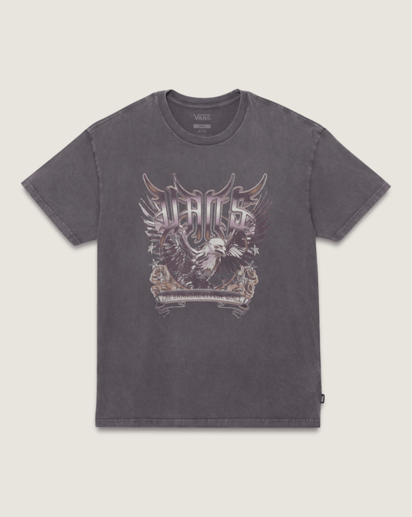 Wing Rush Oversized T-Shirt in Asphalt Grey | Vans