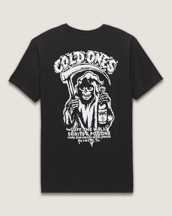 Skull Reaper Spirit World T-Shirt in Black | Vans