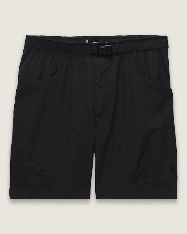 限定TREK NYLON WIDE SHORT / BLACK Trek-Guide-19-Shorts.png