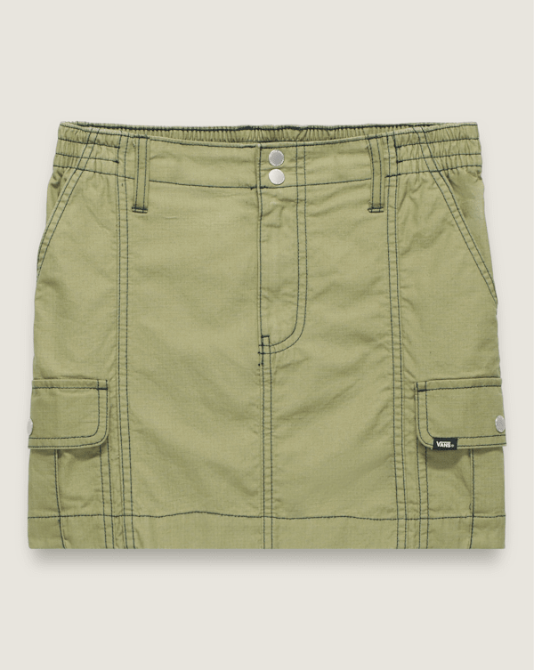 Kids Sidewalk Cargo Skirt in Loden Green | Vans