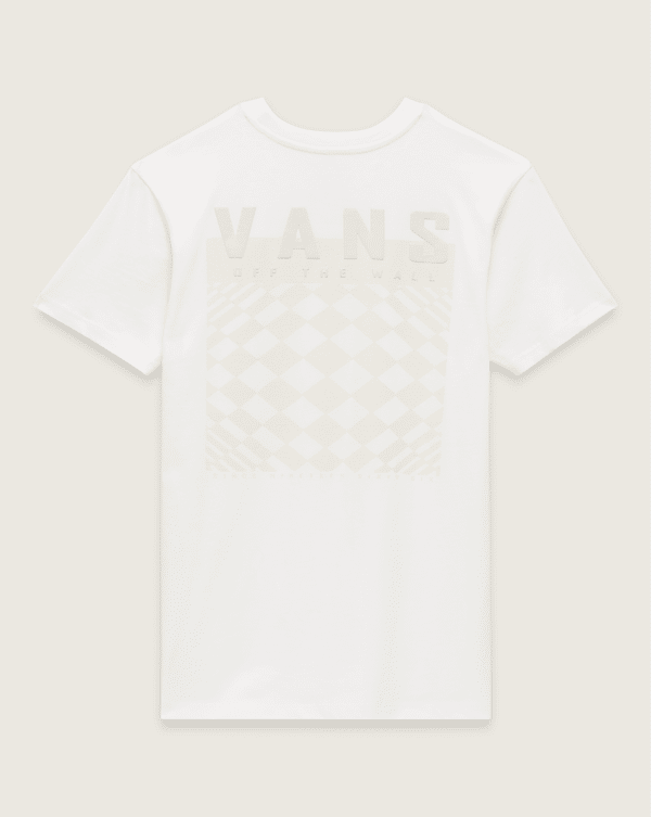 Logo Dimension Boyfriend T-Shirt in White | Vans