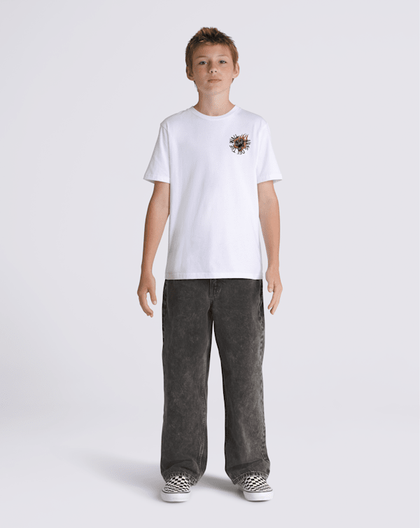 Kids Vortex T-Shirt in White | Vans