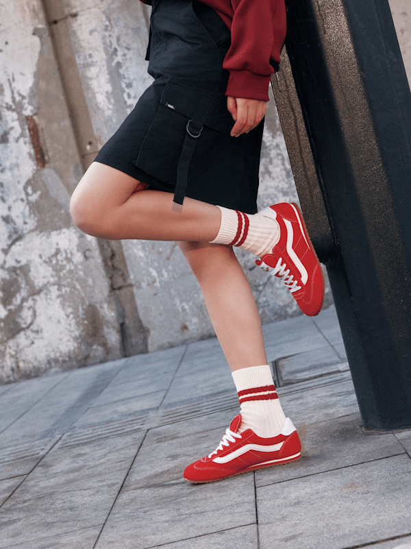 VANS バンズ スニーカー SUPER LOWPRO RACING RED VN000D83IZQ