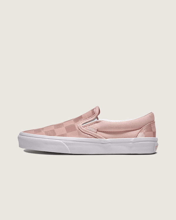 VANS SLIP-ON CAP Cut and Paste PINK WHITE ピンク バンズ Vans - Classic Slip-On Shoes | Pink White (Checkerboard