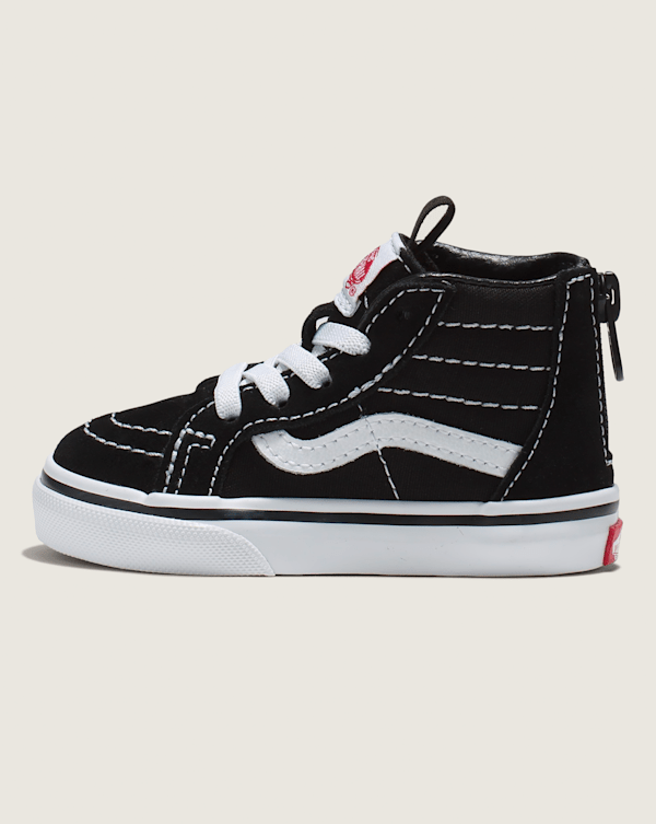 Vans | Toddler Sk8-Hi Zip Black/White Shoes Vans | Toddler Sk8-Hi Zip Black/White Shoes