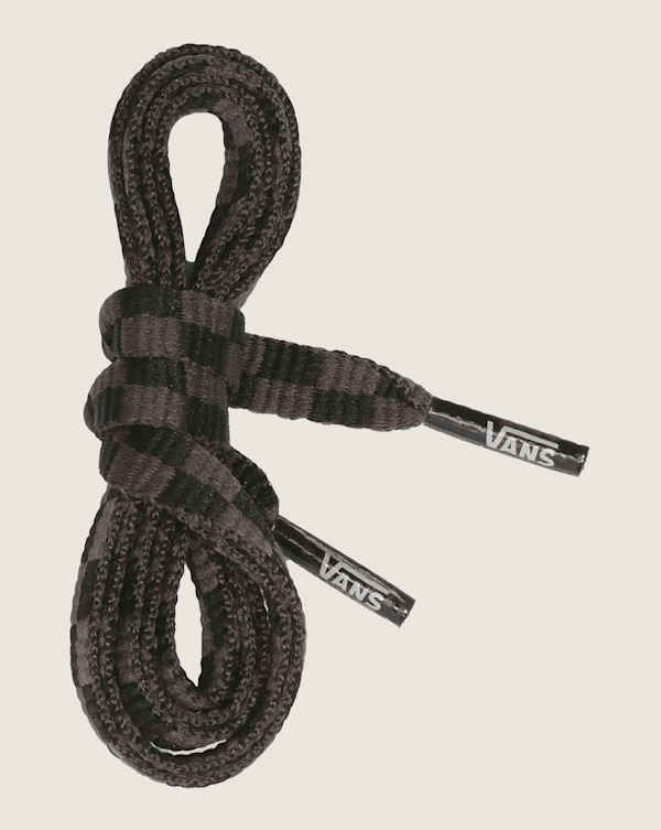 Vans | Vans Shoe Laces 36 Black/Charcoal Checkerboard