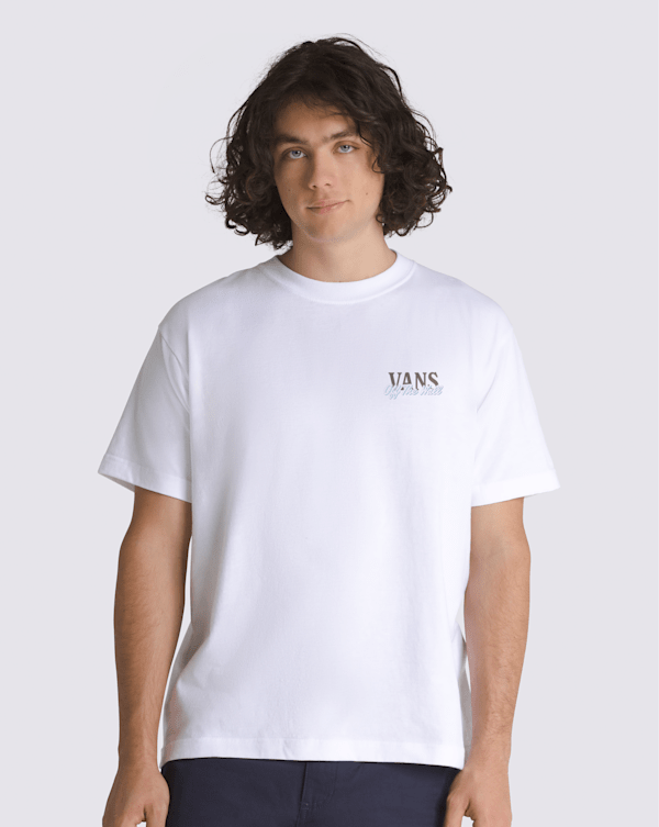 Laid Back T-Shirt in White | Vans