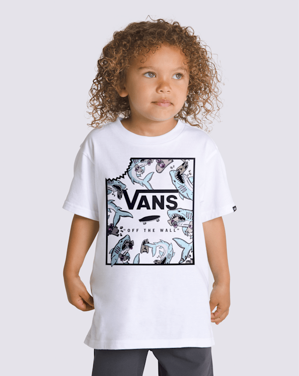 Little Kids Tada T-Shirt in White | Vans