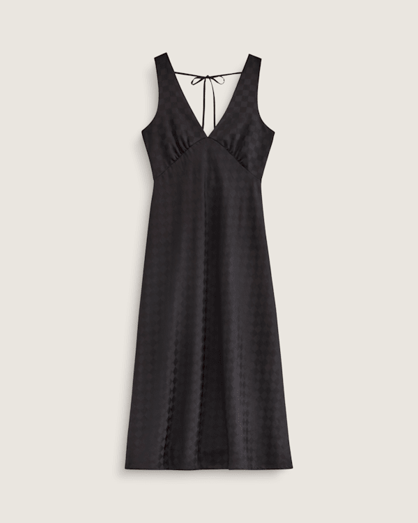 black dress and vans Vans - Center Vee Tee Black