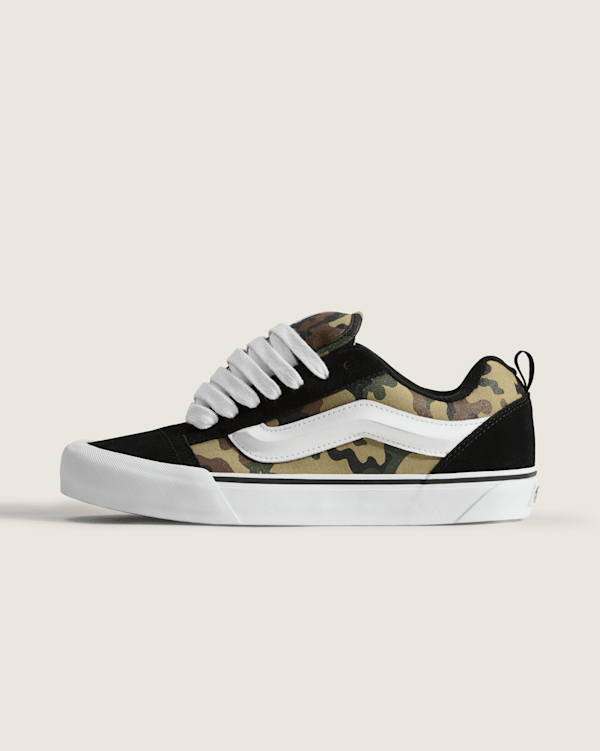 Vans Knu Skool Shoes (Camo Jungle Green) - 9.0 Men / 10.5 Women