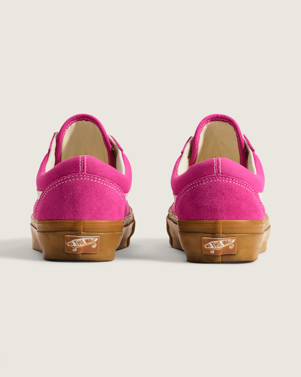 国内配送 VANS PREMIUM OLD SKOOL GUM RASPBERRY Premium Old Skool Gum Shoe in Raspberry Pink / Gum | Vans