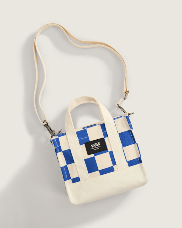 Lil Pergs Tote Bag in Blue Checker | Vans