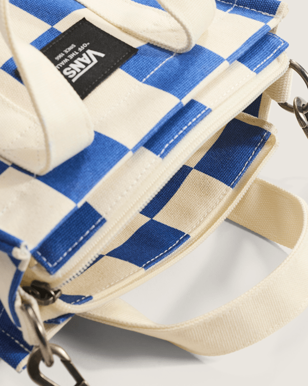 Lil Pergs Tote Bag in Blue Checker | Vans