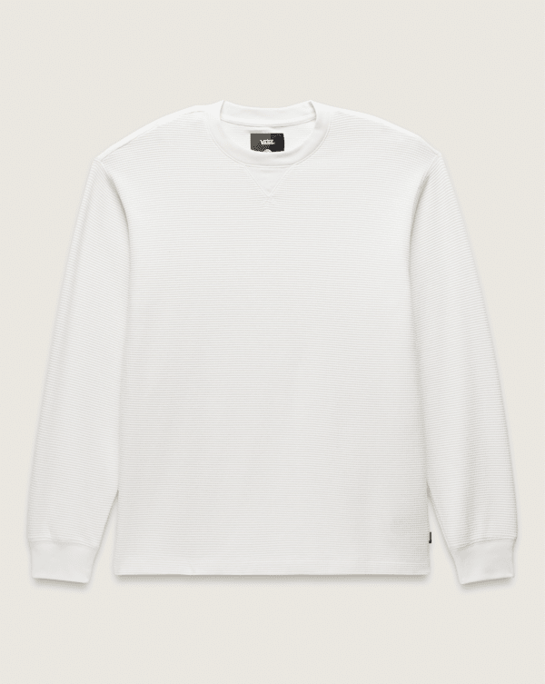 Navigate Long Sleeve Thermal in Cream White | Vans