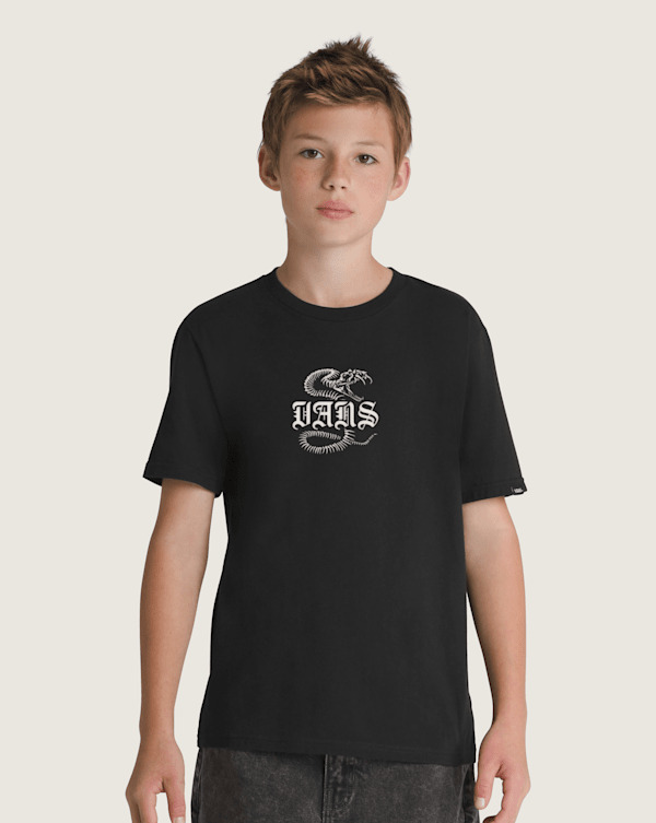 Kids Bone Yard T-Shirt in Black | Vans